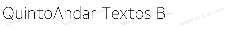 QuintoAndar Textos B字体转换